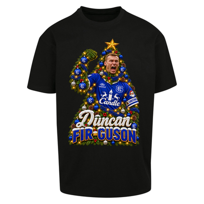 Duncan Ferguson Everton Christmas Oversized T-Shirt