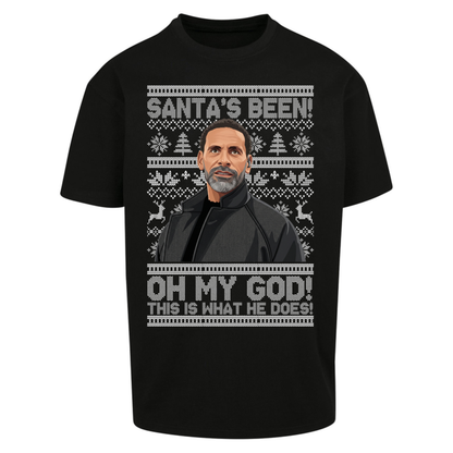 Steve Rio Ferdinand Christmas Oversized T-Shirt