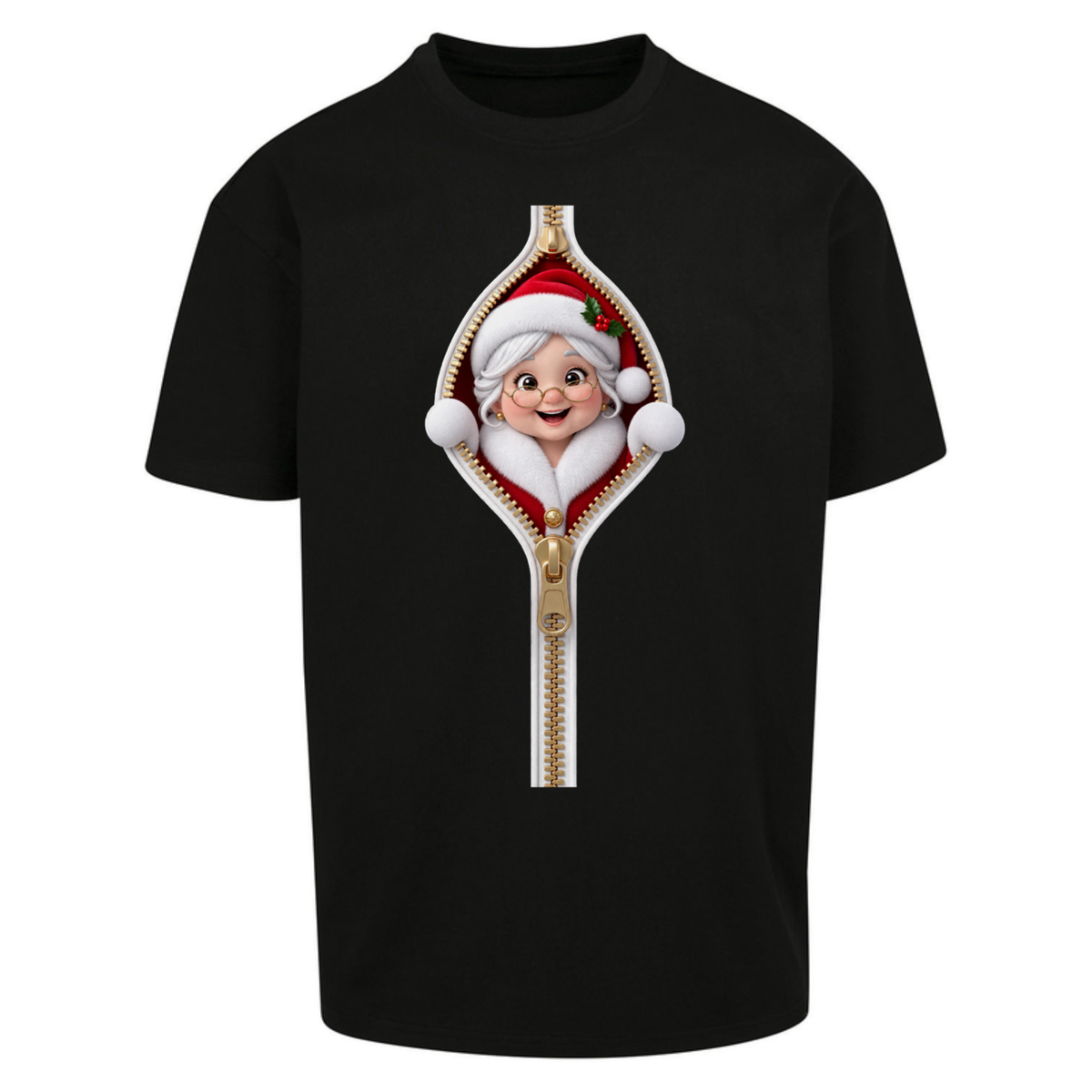 Mrs Claus Outfit Oversized T-Shirt