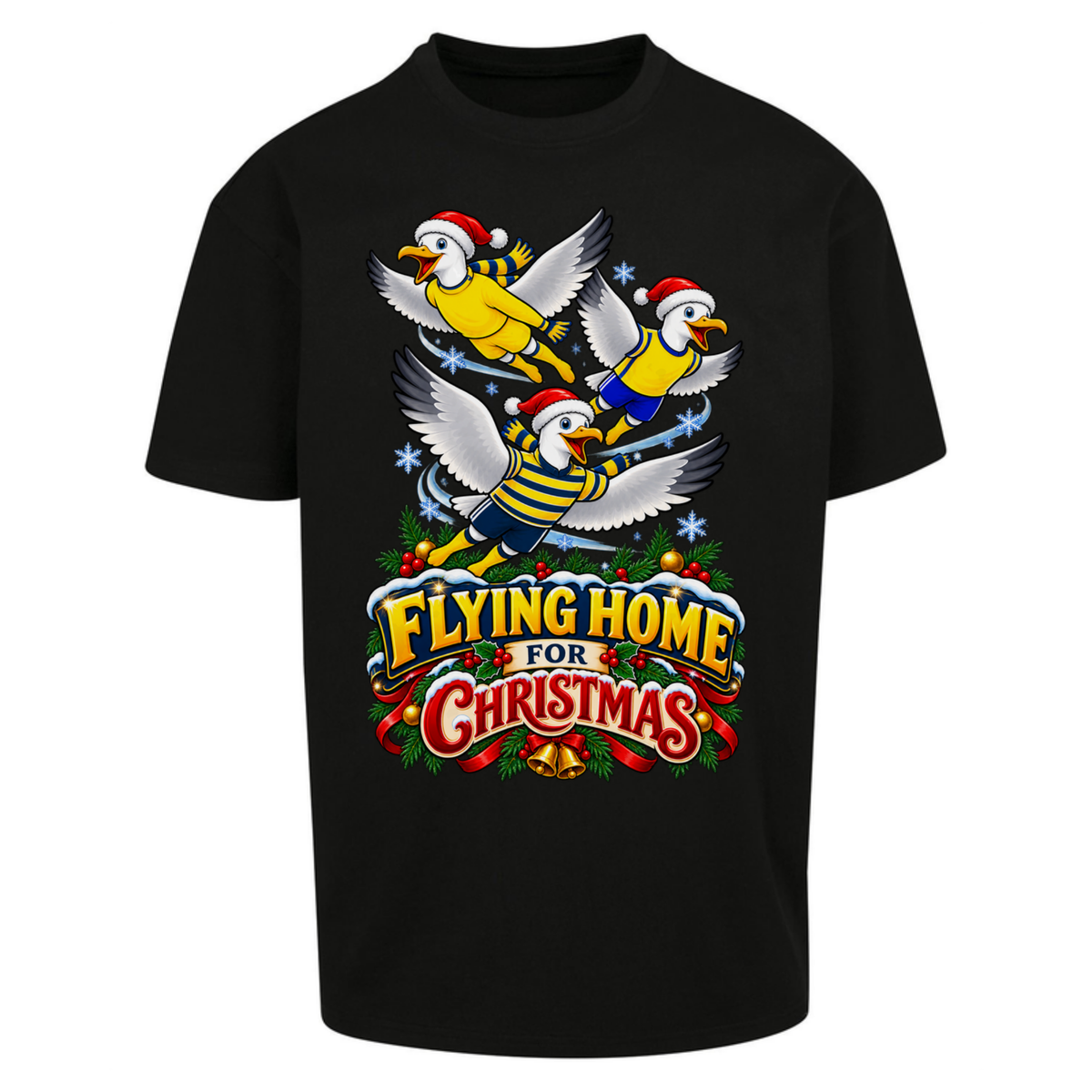 Torquay United Christmas Oversized T-Shirt