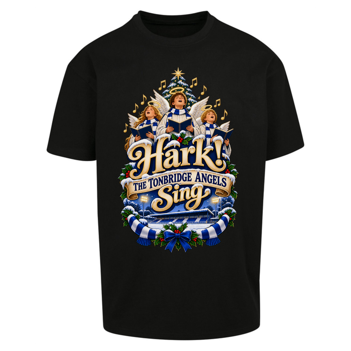 Tonbridge Angels Christmas Oversized T-Shirt