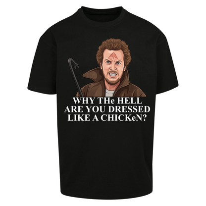 Chicken Funny Christmas Oversized T-Shirt