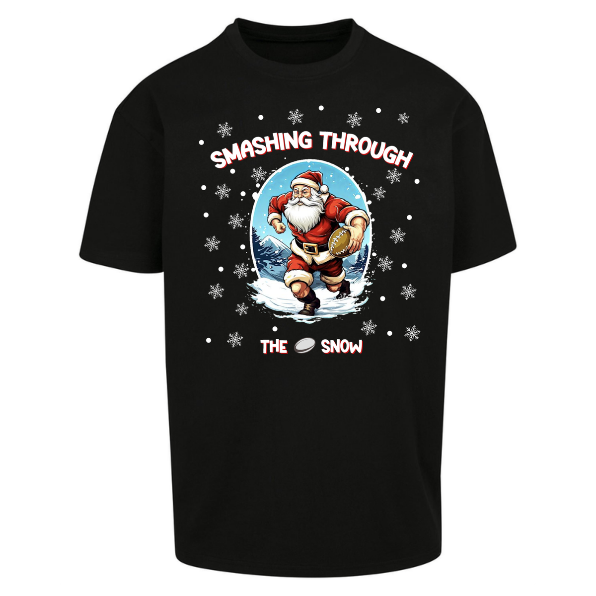 Rugby Santa Clothing Oversized T-Shirt