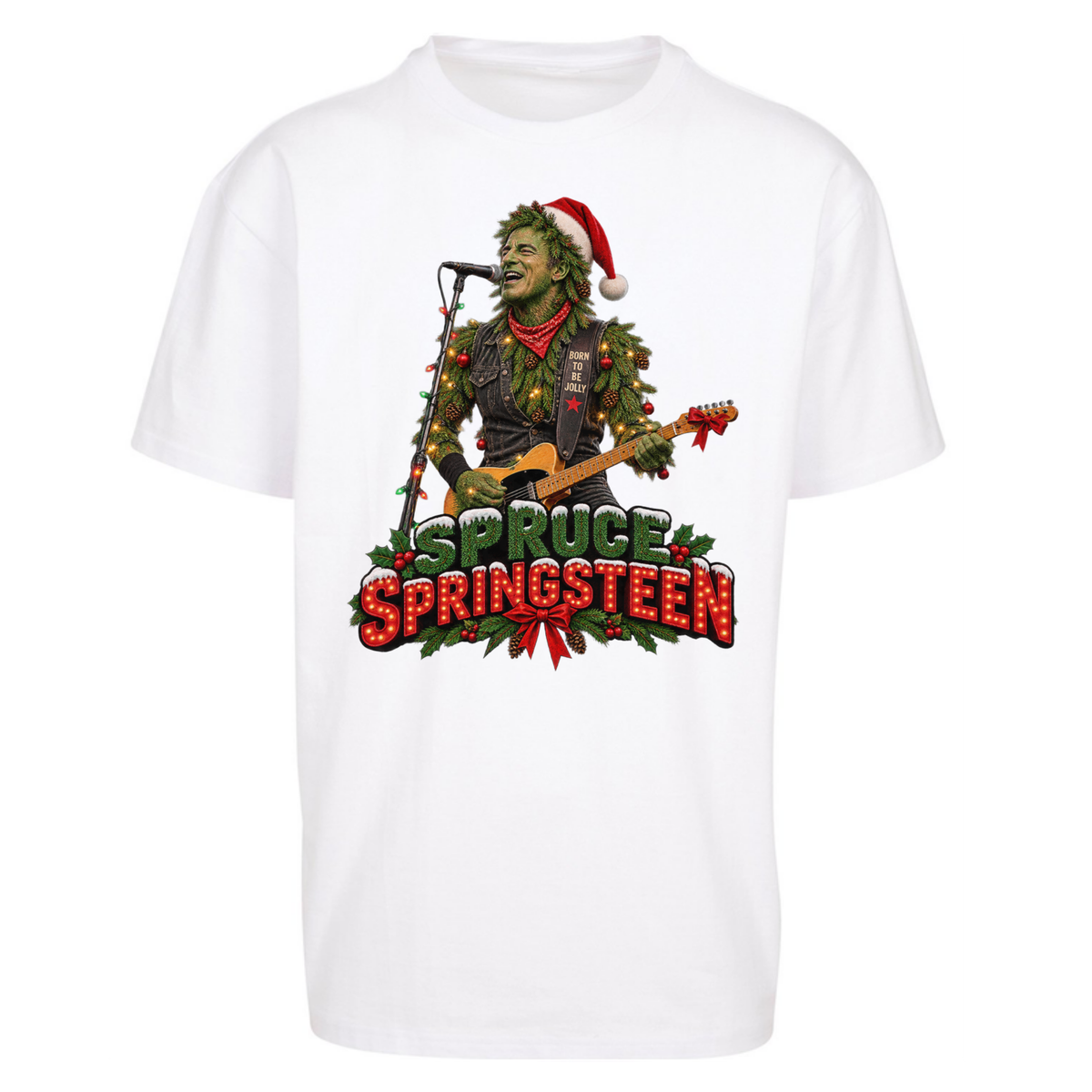 Bruce Springsteen Christmas Oversized T-Shirt