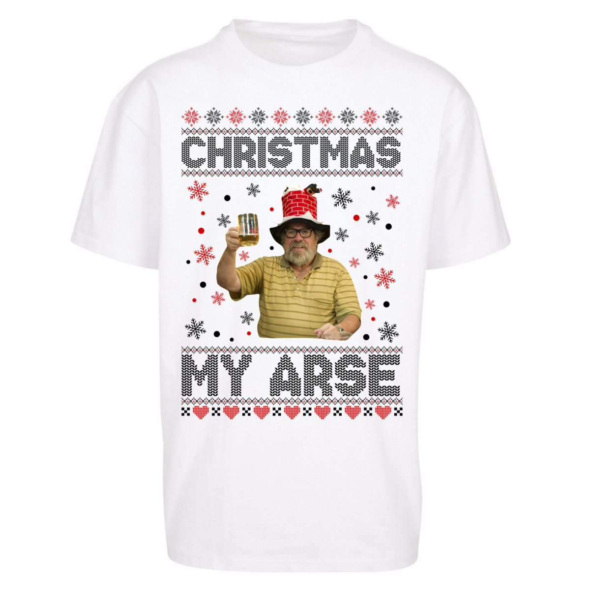 Christmas My Arse Oversized T-Shirt