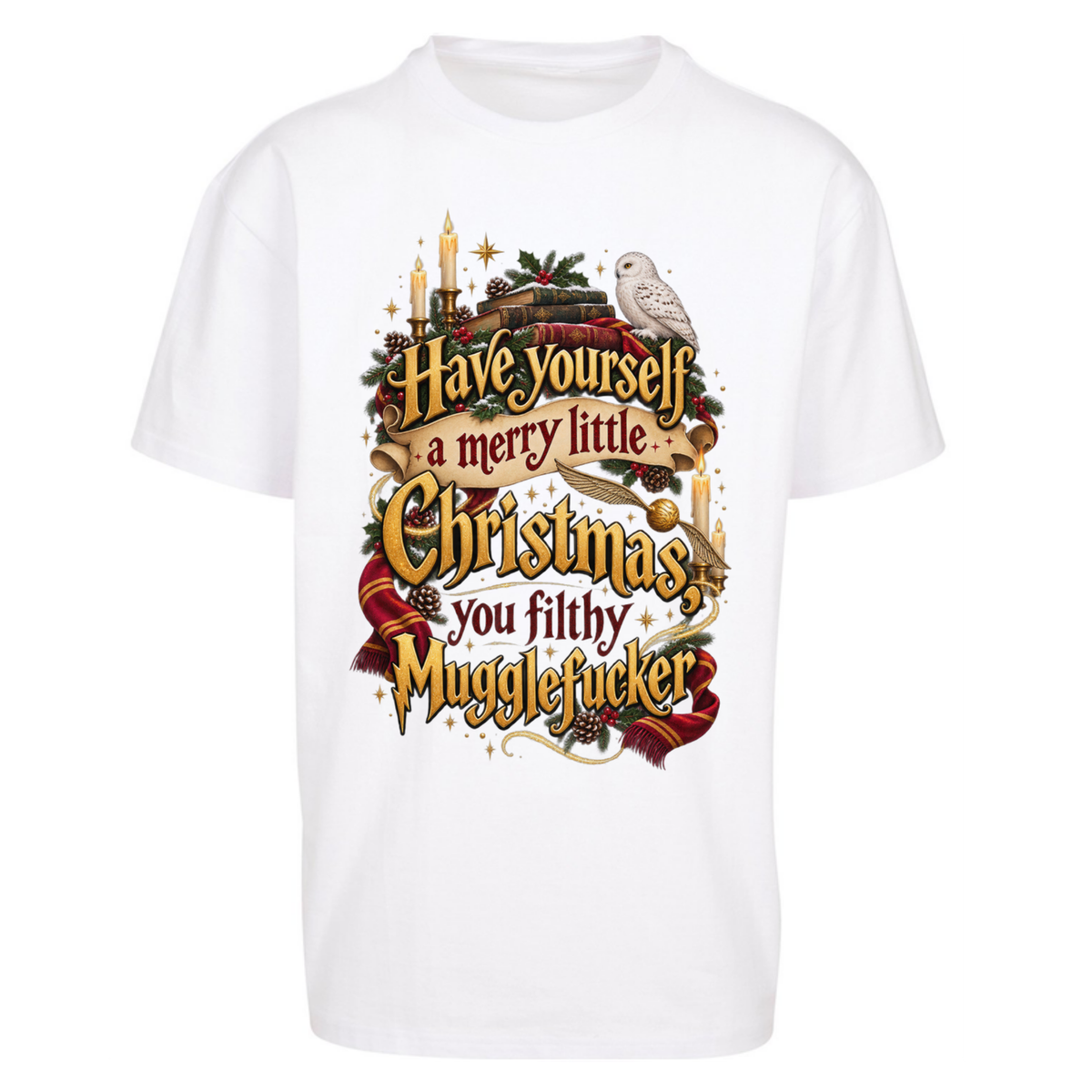 Harry Potter Christmas Oversized T-Shirt