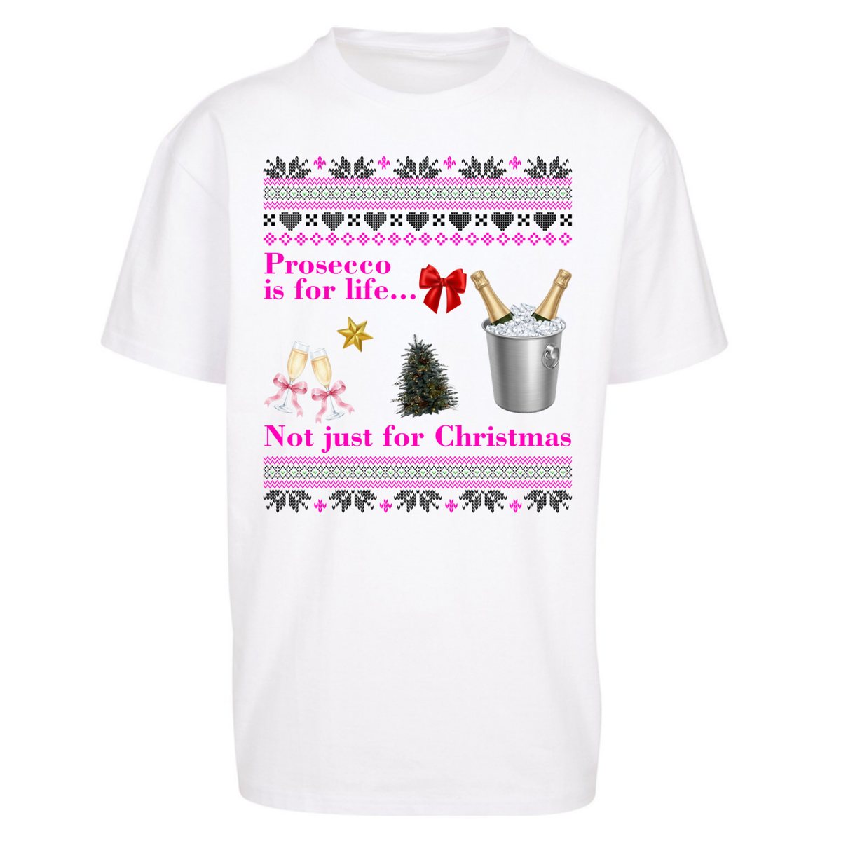 Prosecco Gift Top Oversized T-Shirt