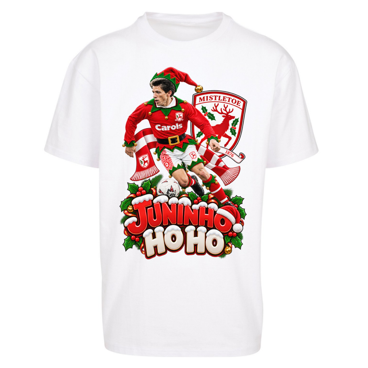 Middlesbrough Christmas Oversized T-Shirt