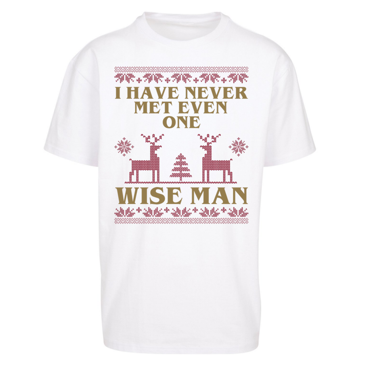 Retro Festive Graphic Oversized T-Shirt
