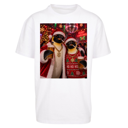 Penguin Christmas Oversized T-Shirt