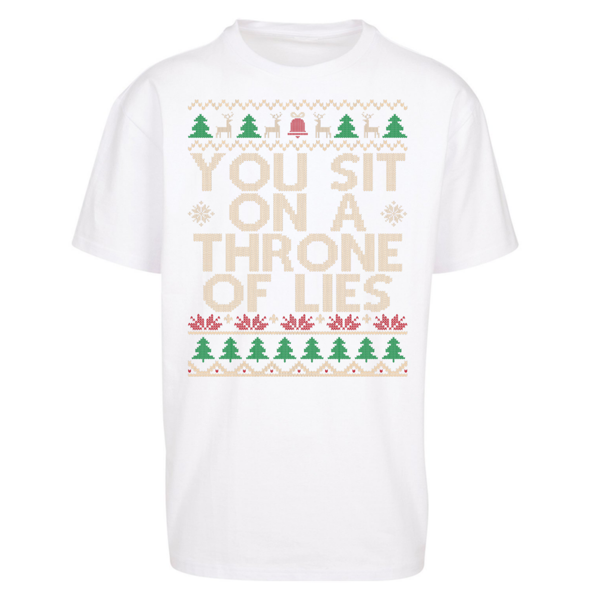 Throne Of Lies Christmas Oversized T-Shirt