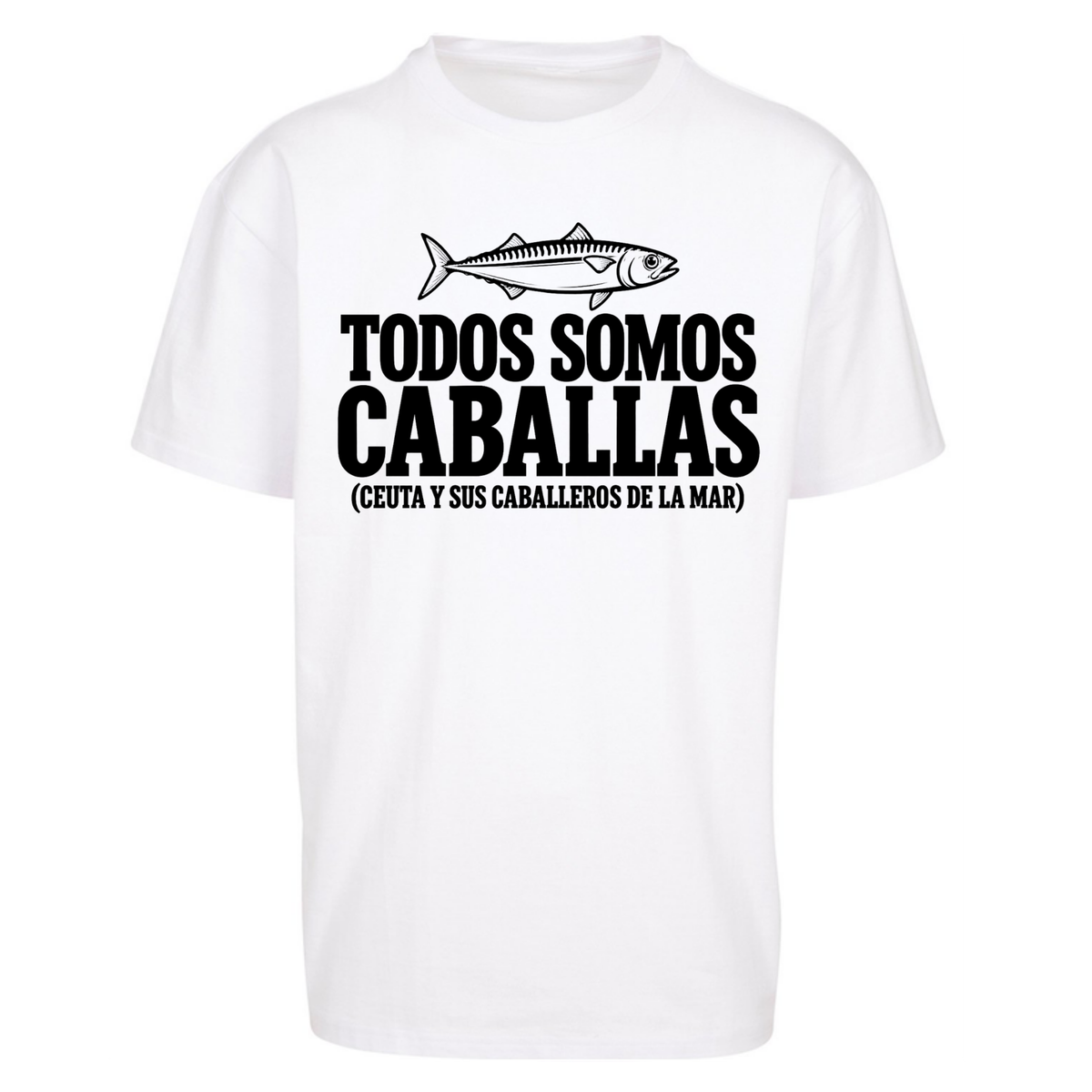 Todos Somos Caballas Ceuta Oversized T-Shirt