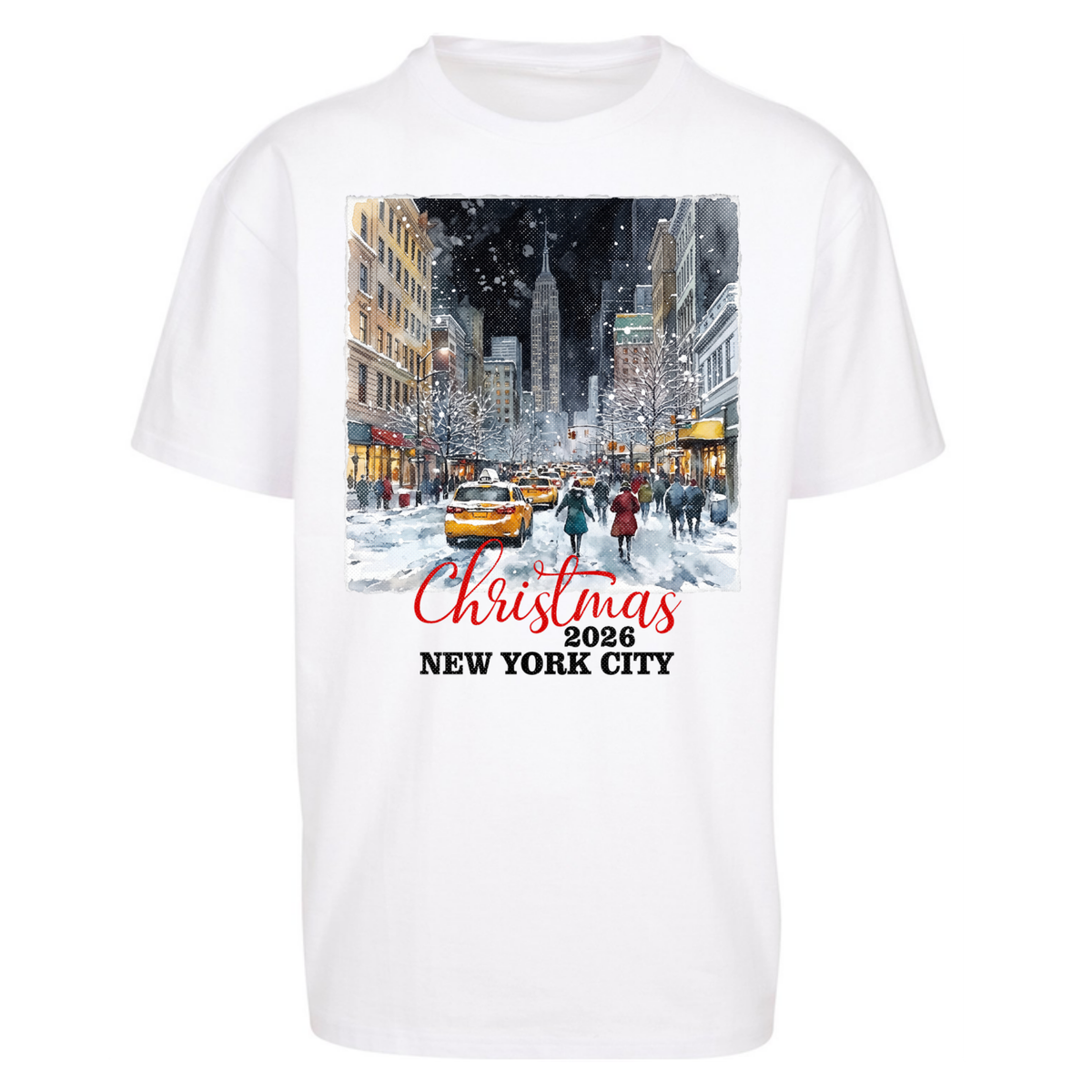 New York Winter Gift Oversized T-Shirt