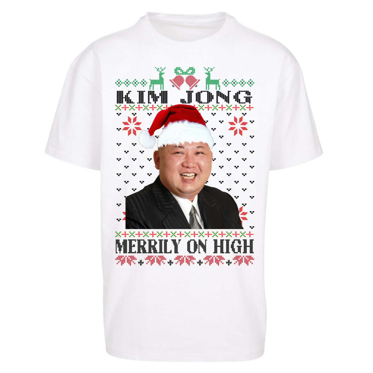 Kim Jong Christmas Oversized T-Shirt