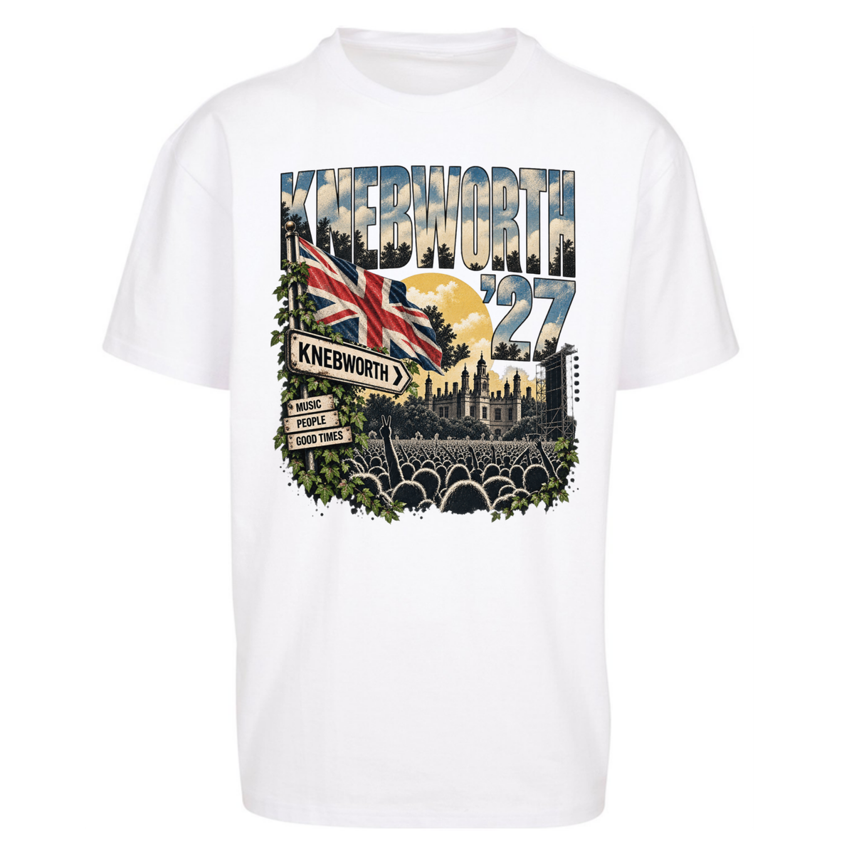 Oasis Knebworth Live '27 Oversized T-Shirt
