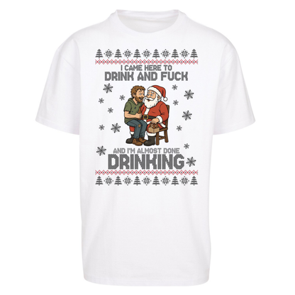 Rude Santa Graphic Oversized T-Shirt