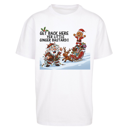 santa joke graphic Oversized T-Shirt