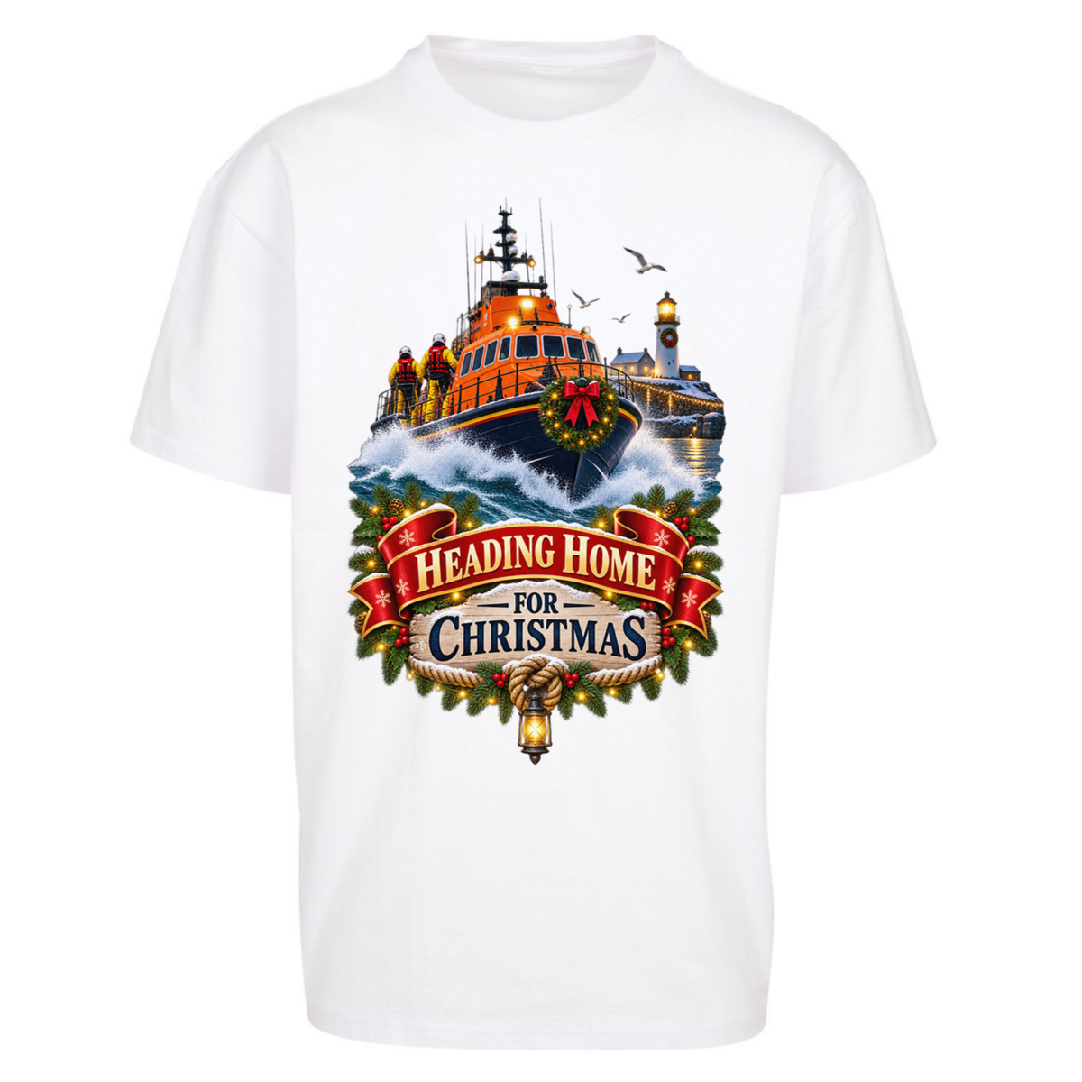 RNLI Christmas Oversized T-Shirt