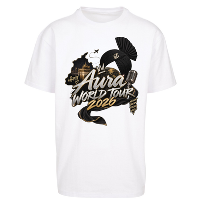 Diljit Dosanjh Aura World Tour 2026 Oversized T-Shirt