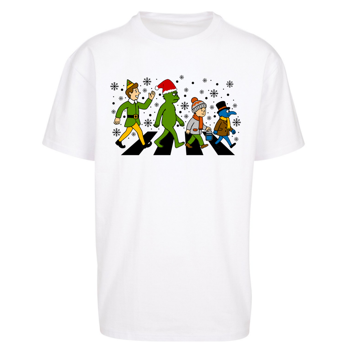 Abbey Road Walk Christmas jumper Oversized T-Shirt