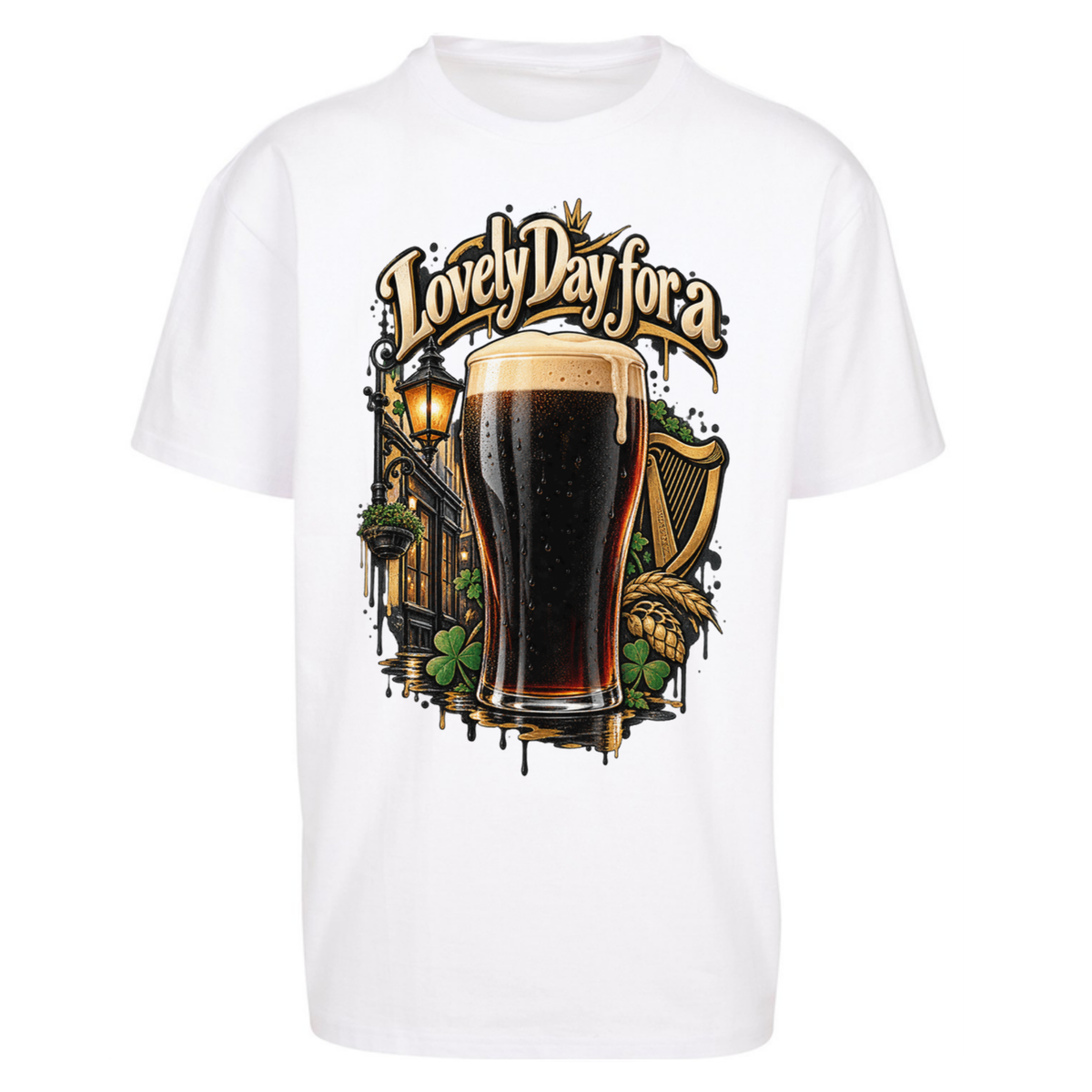 Lovely Day for a Guinness Oversized T-Shirt