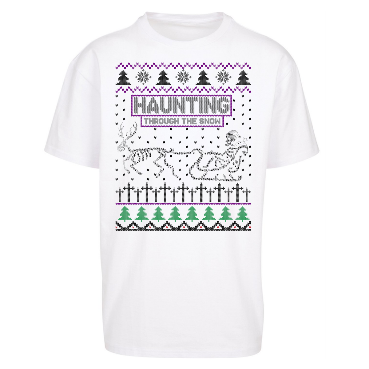 Gothic Holiday Clothing Oversized T-Shirt