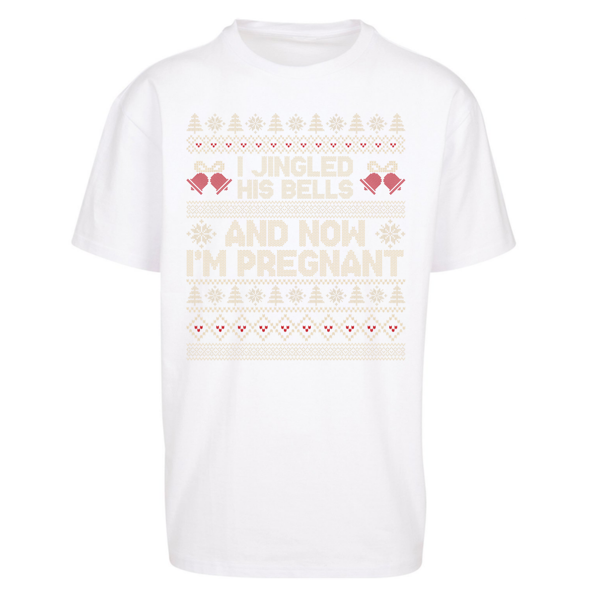 Pregnant At Christmas Oversized T-Shirt