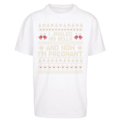 Pregnant At Christmas Oversized T-Shirt