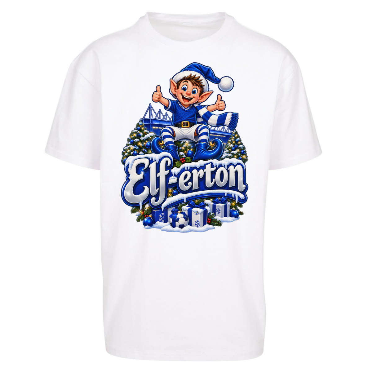 Everton FC Christmas Oversized T-Shirt