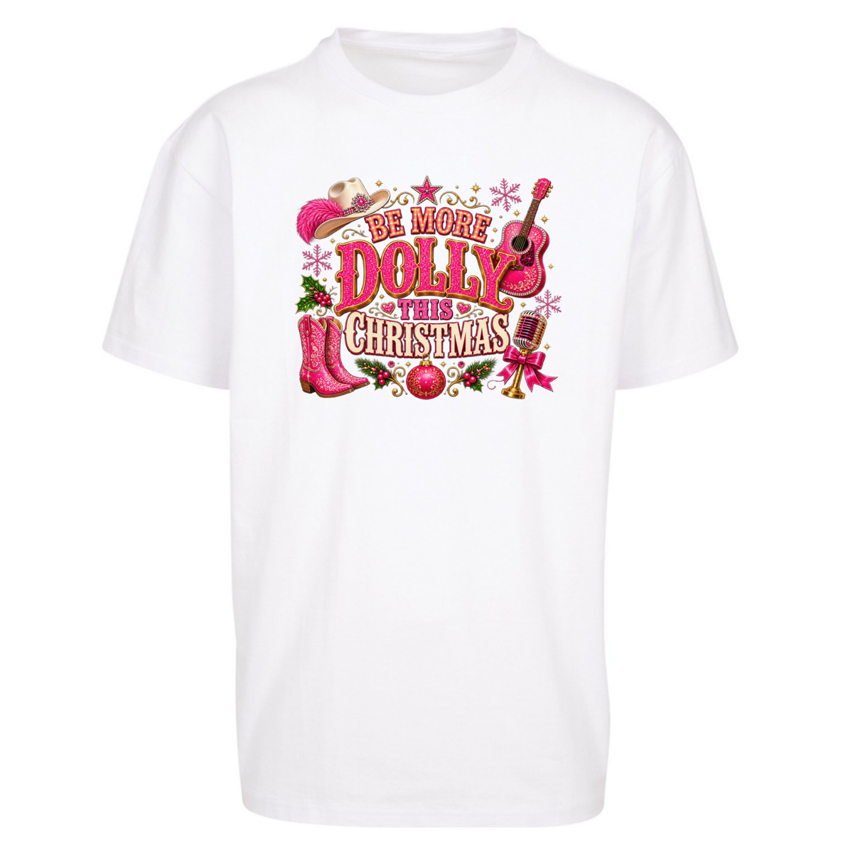 Dolly Parton Christmas Oversized T-Shirt
