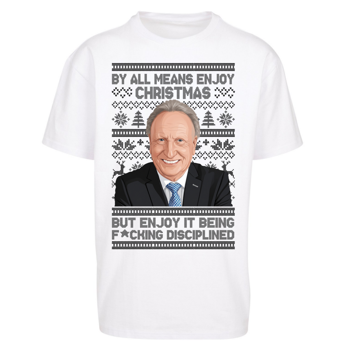 Neil Warnock Christmas Oversized T-Shirt
