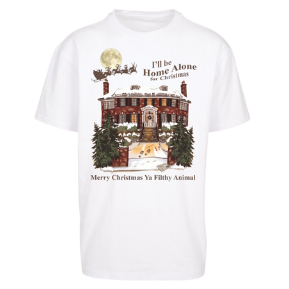 Home Alone Festive Christmas Oversized T-Shirt