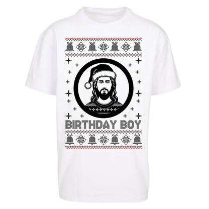 Jesus Birthday Christmas Oversized T-Shirt
