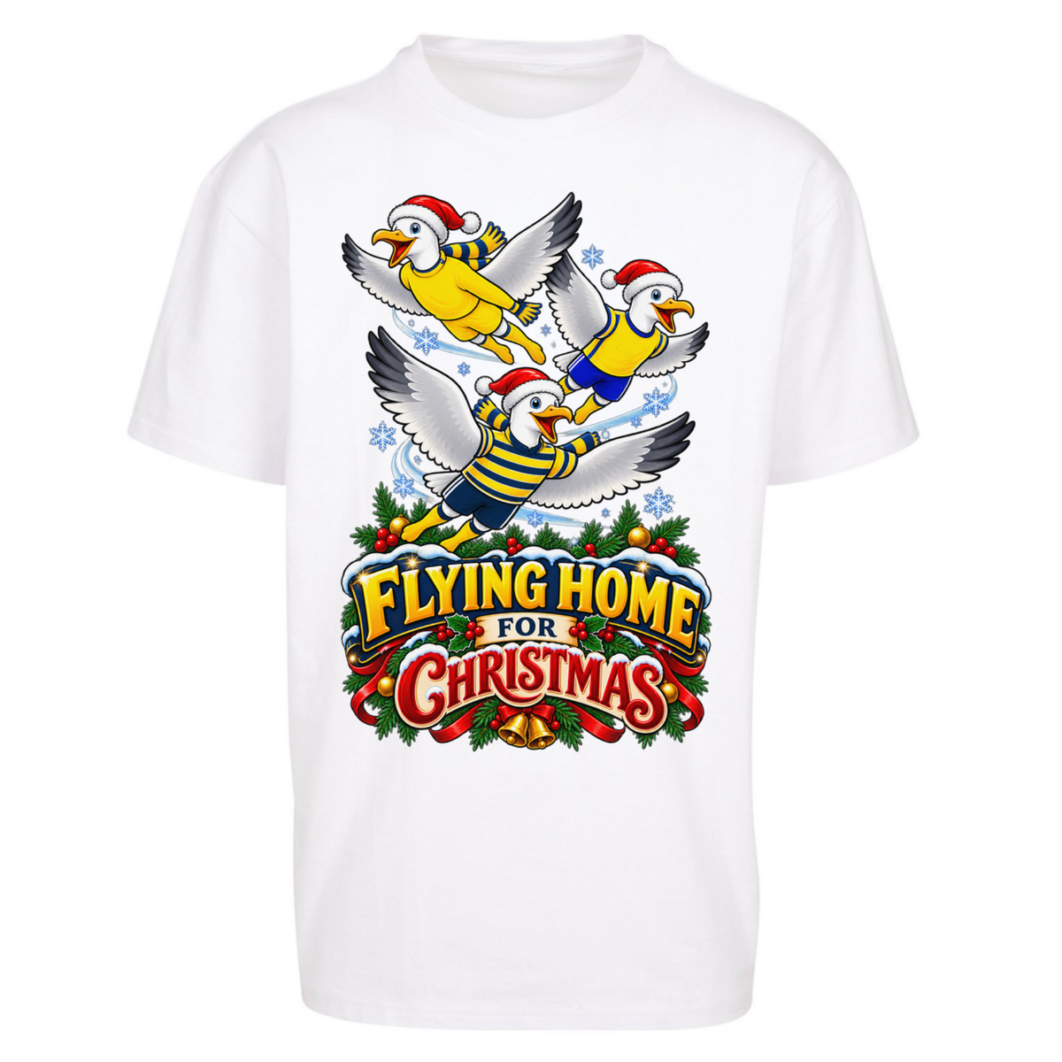 Torquay United Christmas Oversized T-Shirt