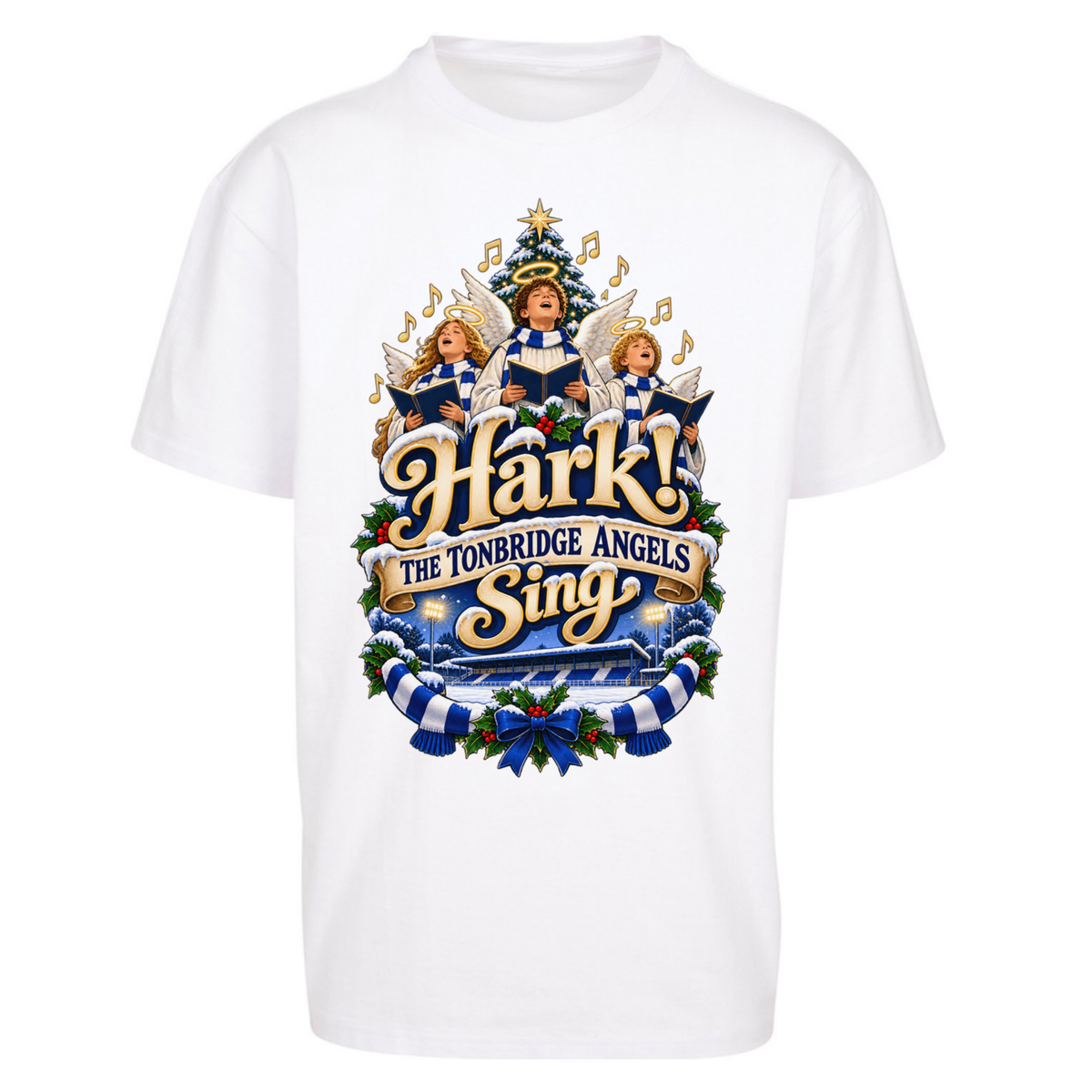 Tonbridge Angels Christmas Oversized T-Shirt