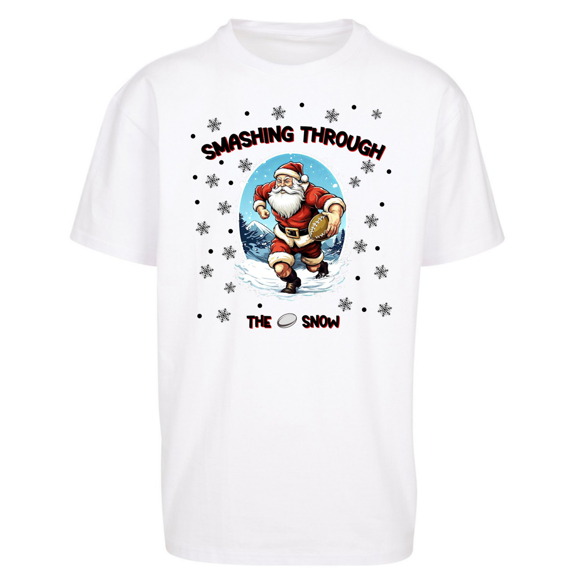 Rugby Santa Clothing Oversized T-Shirt