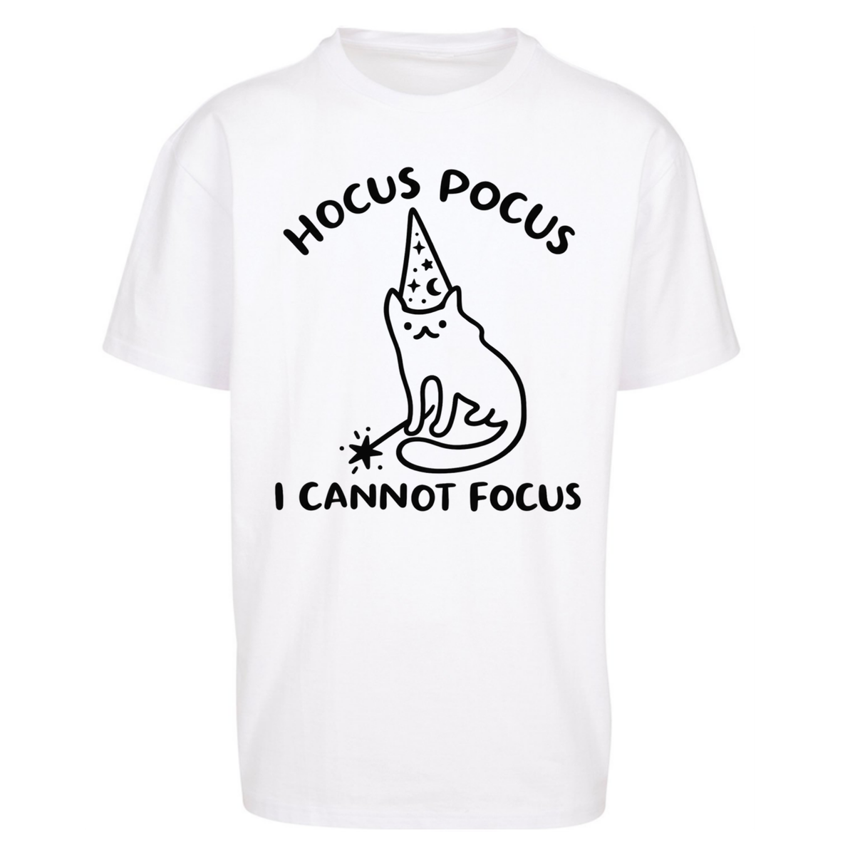 Hocus Pocus I Cannot Focus Oversized T-Shirt