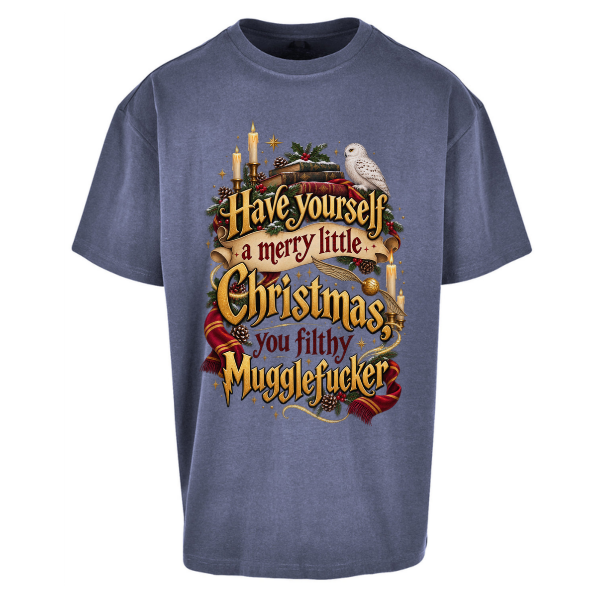 Harry Potter Christmas Oversized T-Shirt