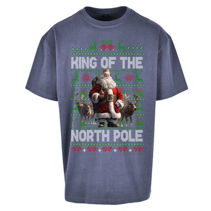 King Santa Christmas Oversized T-Shirt