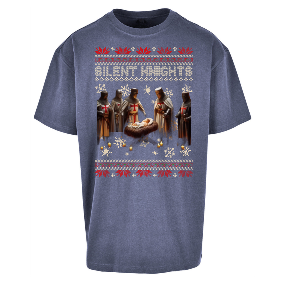 Silent Knights Gift Oversized T-Shirt