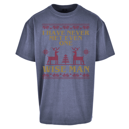Retro Festive Graphic Oversized T-Shirt