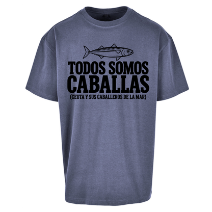 Todos Somos Caballas Ceuta Oversized T-Shirt