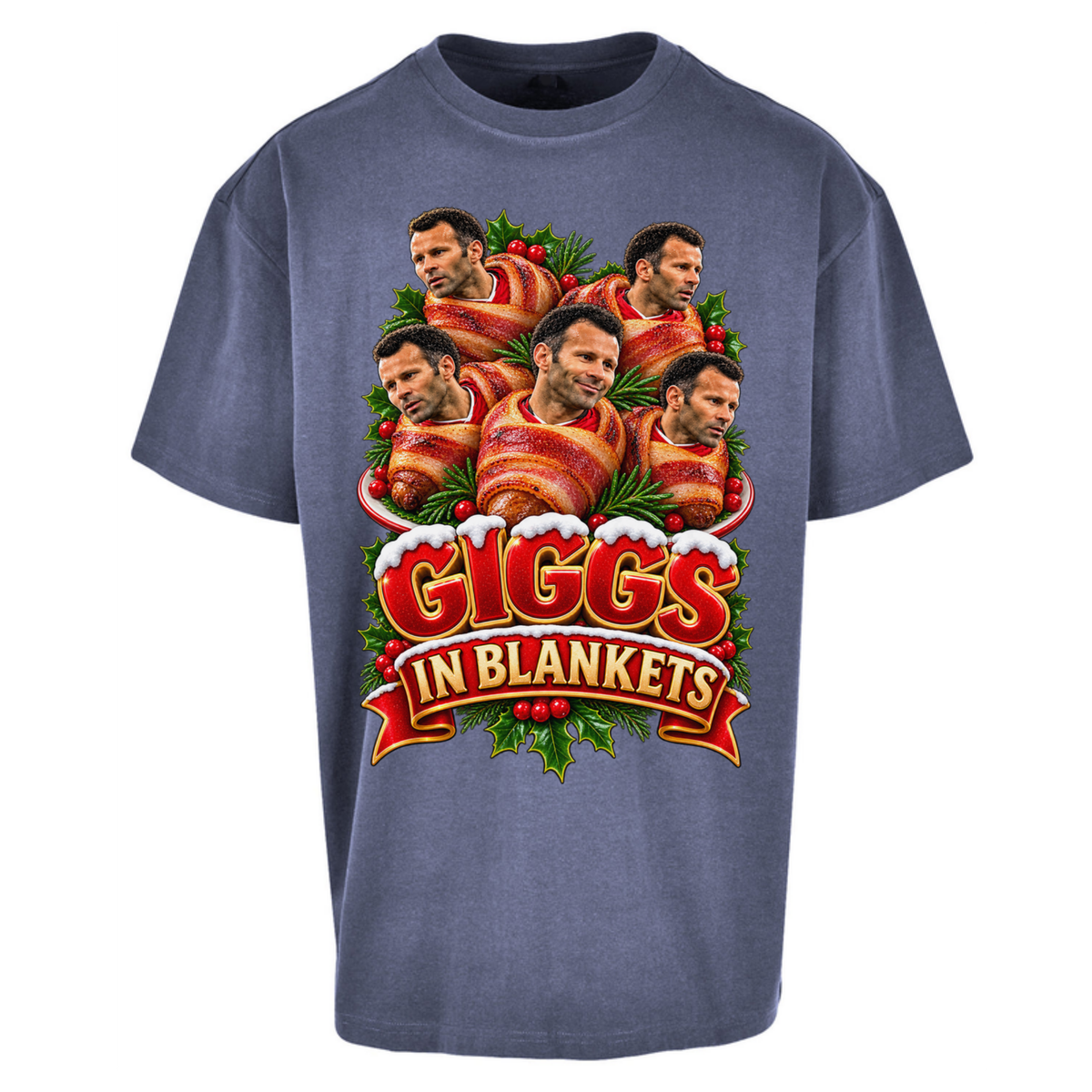 Manchester United FC Christmas Oversized T-Shirt