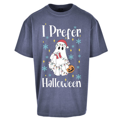 Halloween Christmas Crossover Oversized T-Shirt