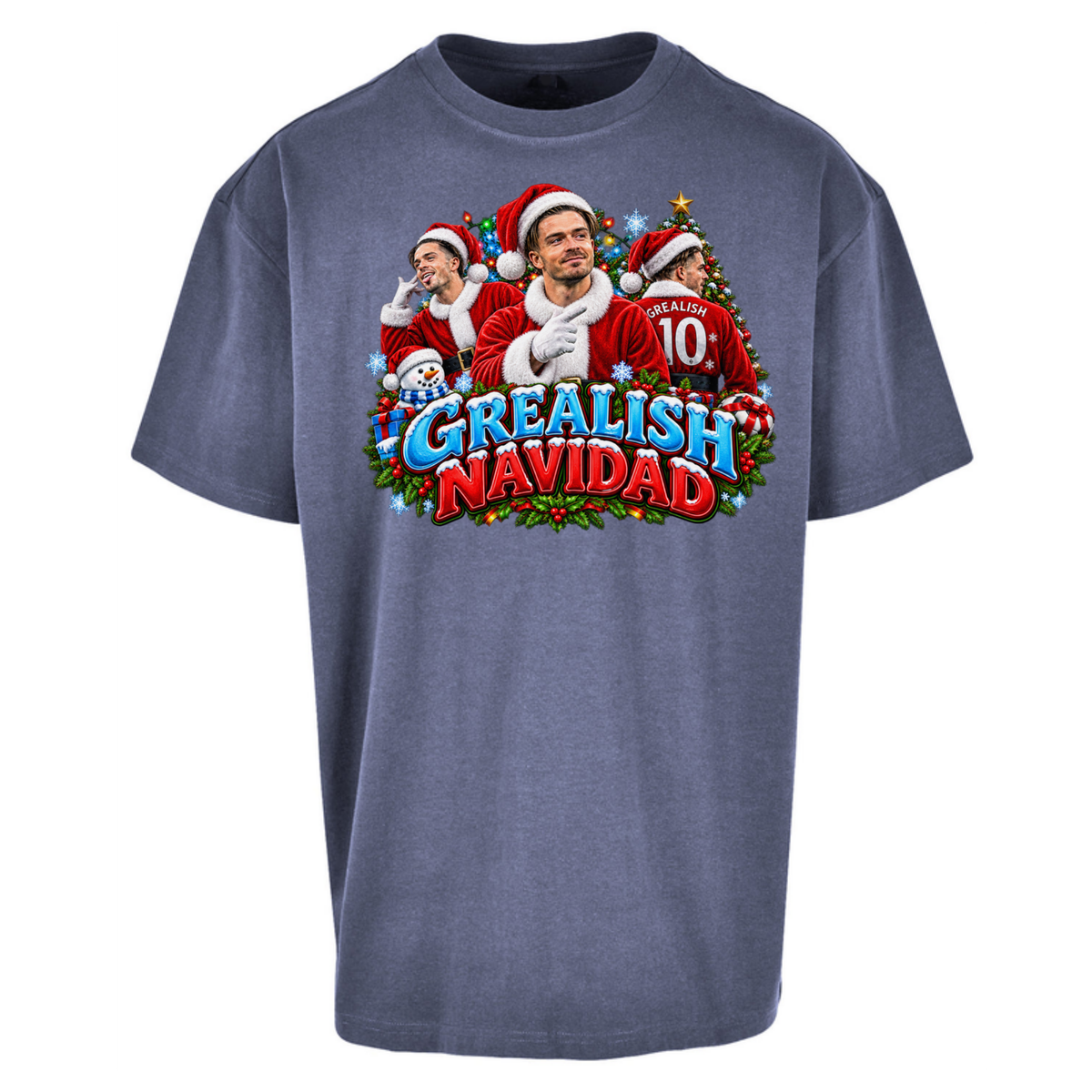 Grealish Navidad Oversized T-Shirt