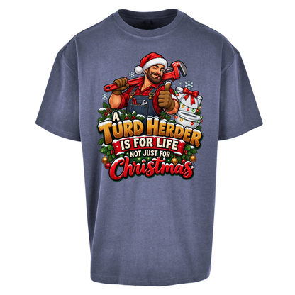 Plumbing Christmas Oversized T-Shirt
