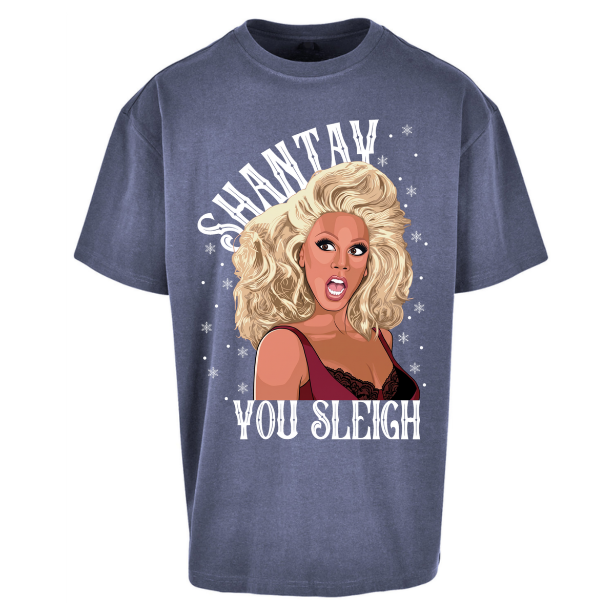 drag christmas clothing Oversized T-Shirt