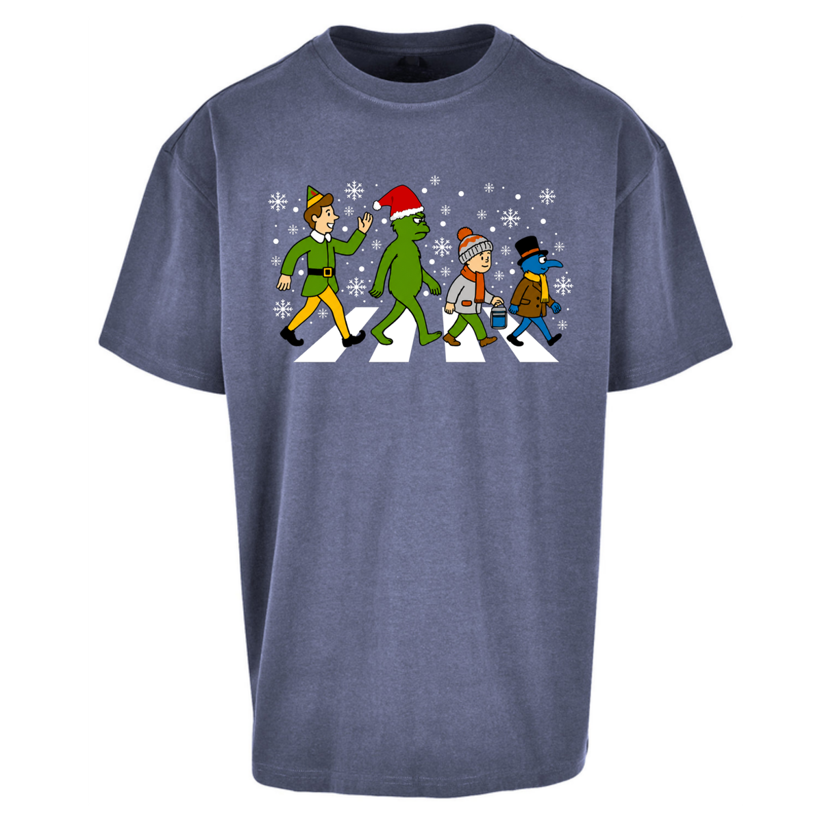 Abbey Road Walk Christmas jumper Oversized T-Shirt