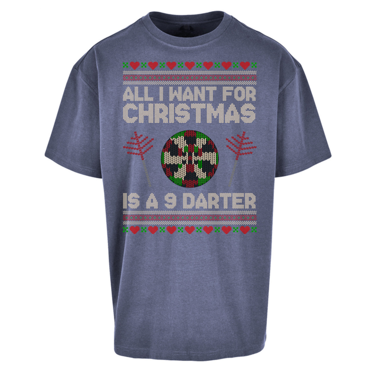 Festive Darts Outfit Oversized T-Shirt
