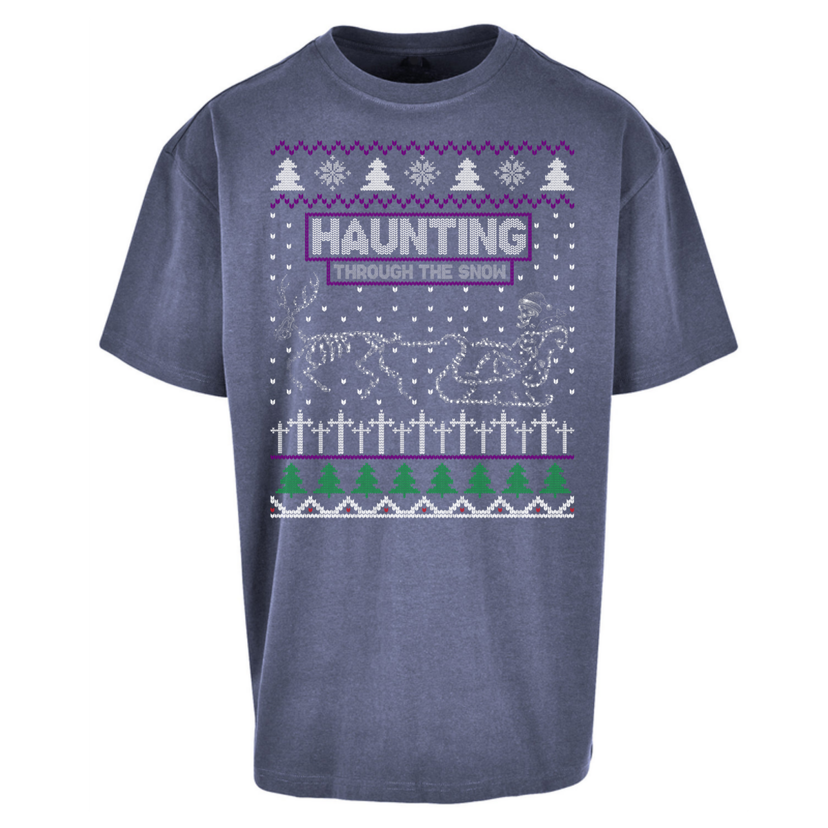 Gothic Holiday Clothing Oversized T-Shirt